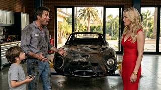 A Female CEO Sold a Single Dad a Burned Ferrari for $500 — 10 Days Later, a Collector Paid $14.2M