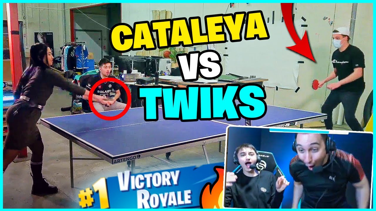 😱 CATALEYA SOULÈVE TWIKS AU PING-PONG ► BEST OF SOLARY FORTNITE #98
