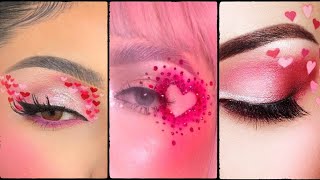 Eye makeup to grab everyone's attention #eyemakeup #makeup #love #heart #2023 #2024 #valentine #red screenshot 3