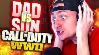 Dad vs Son VOICE CHANGER on WW2! (Hilarious Reactions!)