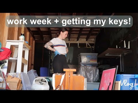 VLOG: work week + getting my keys! 