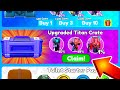 New ep 73 part 2 update  new upgraded titan crate is coming soon   roblox toilet tower defense