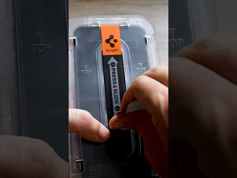 How to Install Spigen Screen Protector for iPhone 15 Pro Max