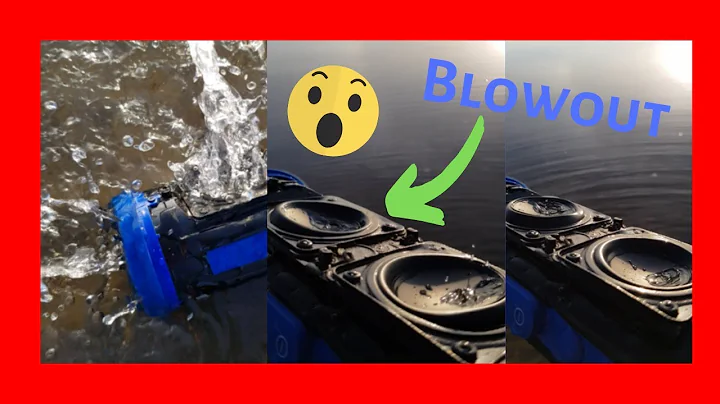 JBL Charge 3 | Extreme Water Bass Test 100% LFM *blowout*