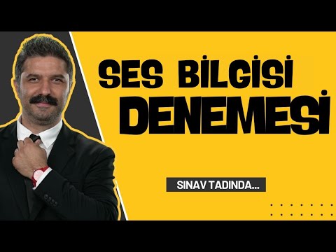 Ses Bilgisi Denemesi | Rüştü Hoca