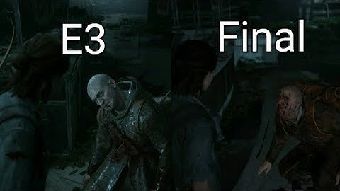 The Last of Us 2 Brute Execution E3 vs Final Version