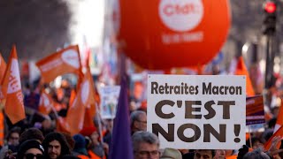 Nouvelle mobilisation contre la réforme des retraites en France • FRANCE 24