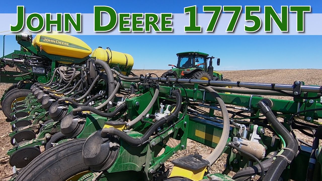 Modern Technology: The John Deere 1775NT uses the ExactRate Fertilizer