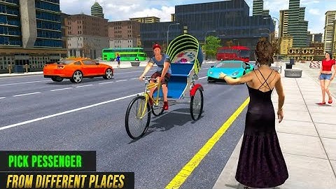 Bicycle Tuk Tuk Auto - Rickshaw New Driving Games - Android Gameplay