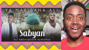 Sabyan Ft Ali Abdulqodir Alaydrus - Ya Habibana Ali - @AbdimalikReacts