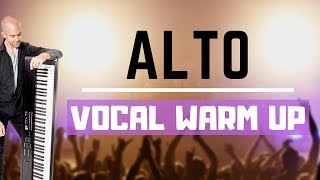 ALTO Vocal Warm Up - Low Female Vocal Range