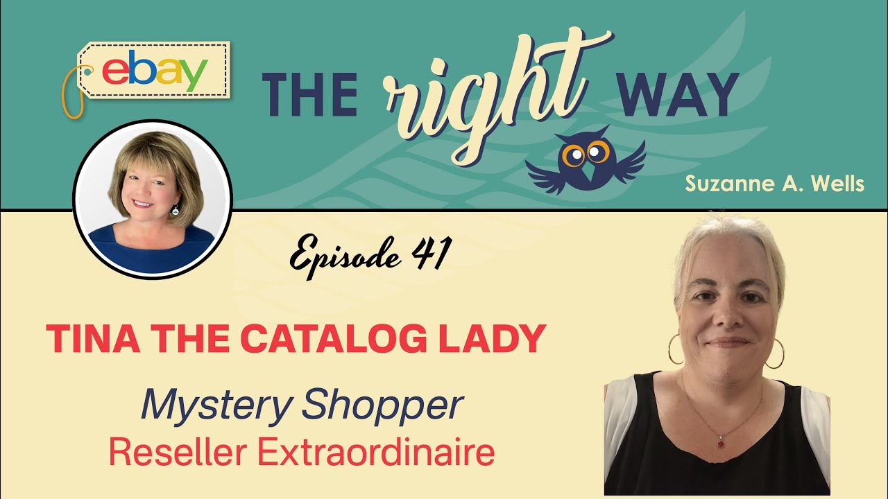 eBay Right Way Podcast #41: Tina the Catalog Lady & All Around Seller Extraordinaire