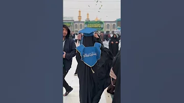 فرحة طالبة بنجاحها وحفلة تخرج في كربلاء المقدسة هلهولة العباس 