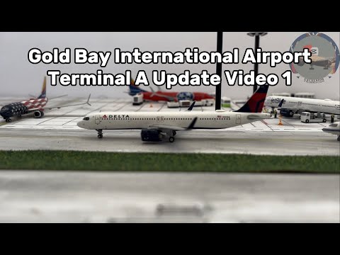 Gold Bay International Terminal A | Airport Update! #aviation #modelairplane #modelairport