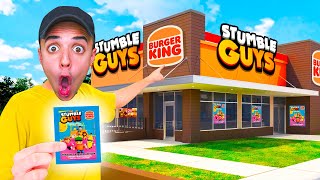 Abriendo SOBRES EXCLUSIVOS de STUMBLE GUYS x BURGER KING!