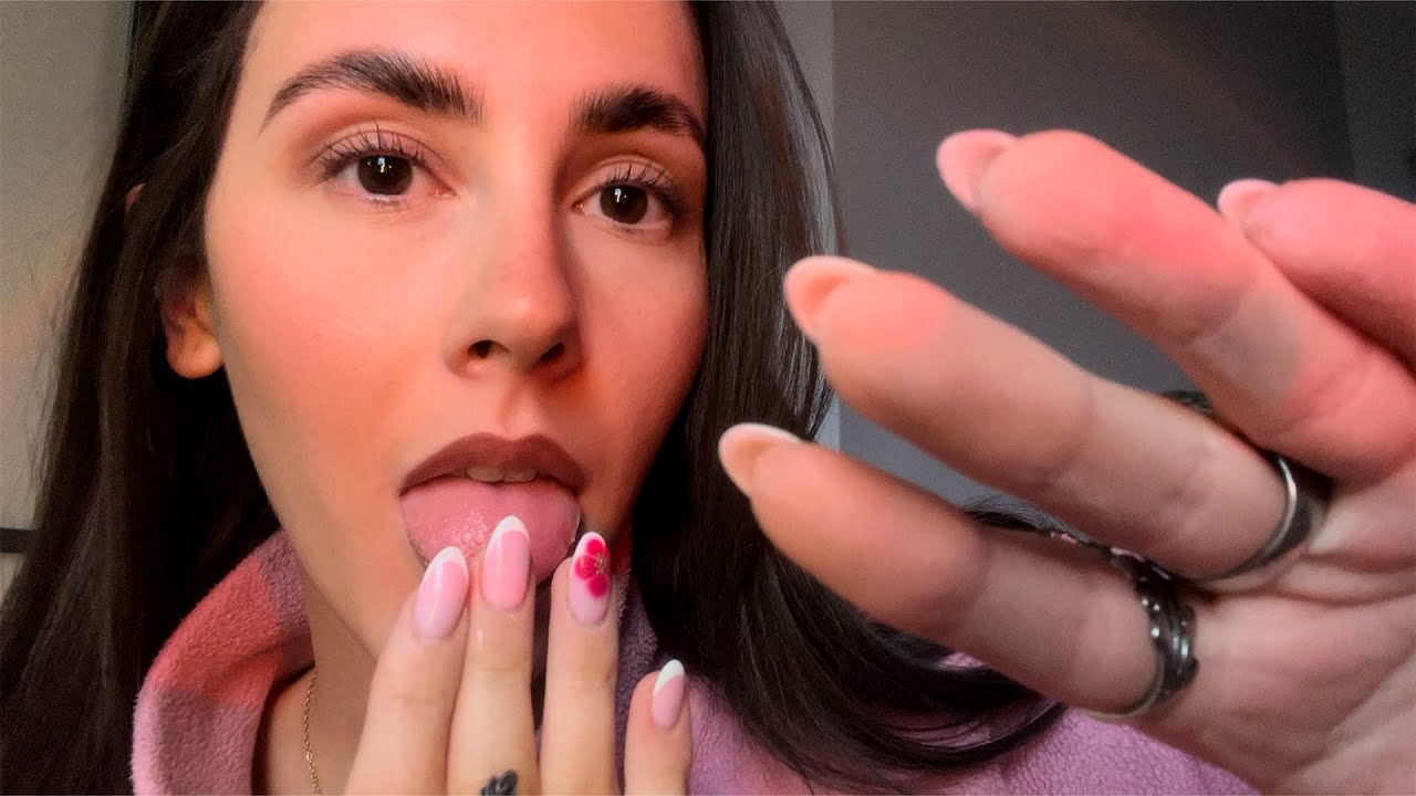 ASMR- Sculpting you with spit paint/anticipatory inaudible ear to ear whispers🪄 (custom for Amani🤎)