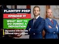 Time Stamps: 00:00 Introduction 00:04 What NOT To Do During Deposition 00:36 You May Answer With A Range 00:48 Avoid Giving Your Opinion 01:14 Only Answer The Question Asked 01:33...