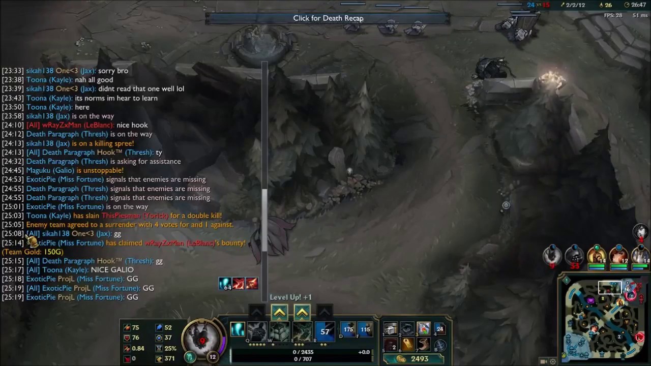 League of Legends Surrender Glitch 2017 [Patch 7.6] - YouTube