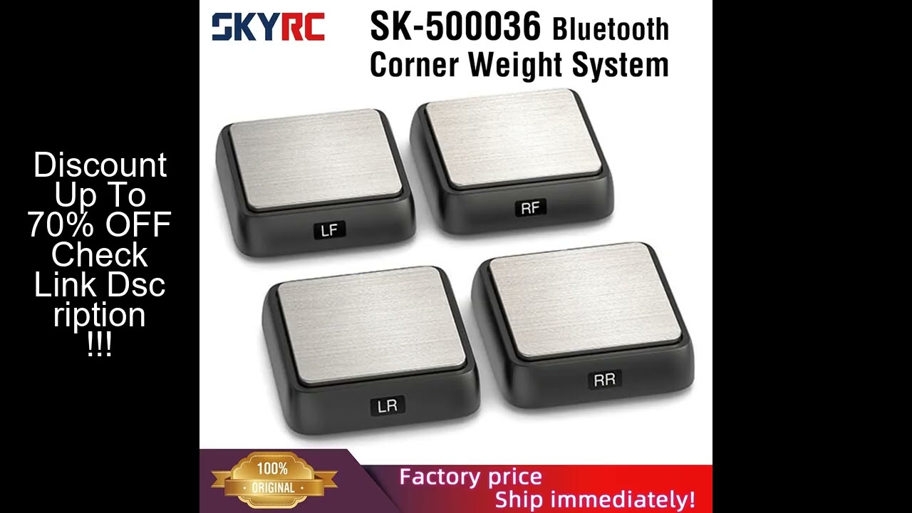 SKYRC CWS Corner Weight System Wireless Bluetoth RC Car Balancing Scale Kit SK-500036 for 1/8 1/10 1