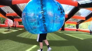 Sport& Bien Bubble Foot Tours EVG Pax 18-05 au parc Sport& Bien de Monnaie