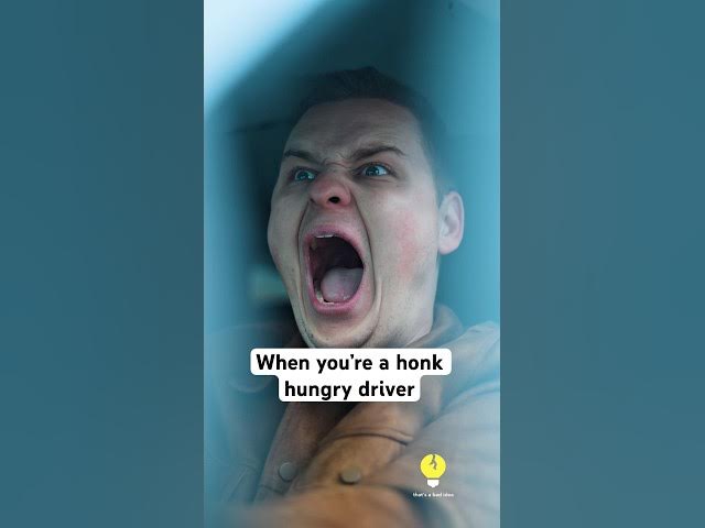 Doesn’t feel good to get honked at #comedy #relatable #shorts
