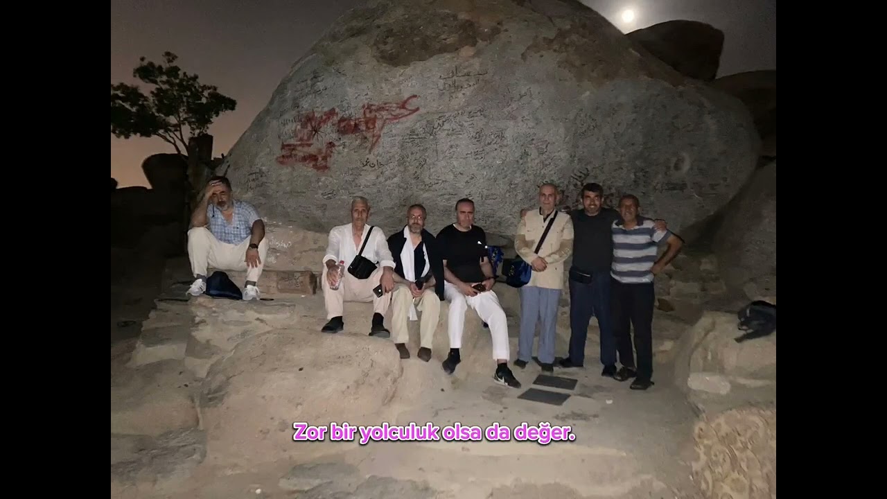 2023 Hac Kafilemiz Mekke'de  Mucizelere Tanık Olan Sevr Mağarasında