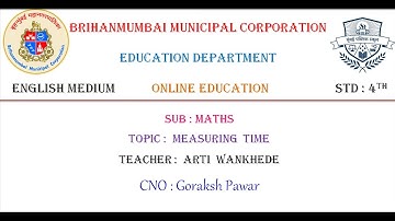 BMC Edu English Std 4 - Maths - Measuring Time