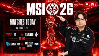 LIVE🔴 ดูแข่ง T1 vs TL ⭐⭐⭐ | KC vs DCG ⭐⭐ | Play-In Stage ...