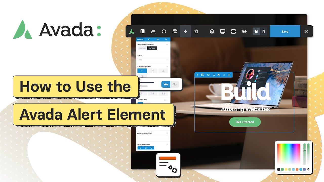 How to Use the Avada Alert Element - YouTube