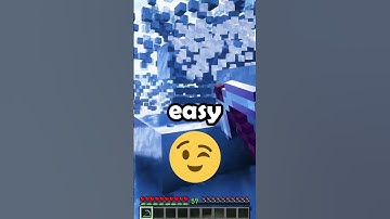 did you count how many blocks i mined? 🤔 #minecraft #minecraftshorts #shortsyoutube