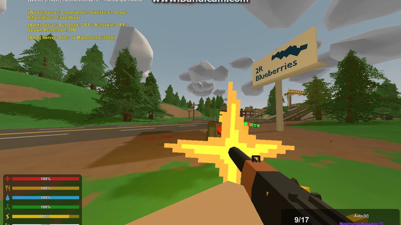 Первая серия sandbox сервера Unturned!