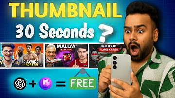 Create YouTube Thumbnails in 30 Seconds – No Skills Needed!