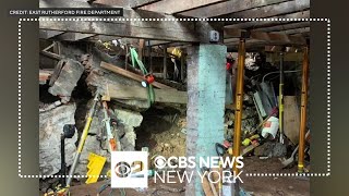 Construction worker trapped for hours after partial building collapse in NJ