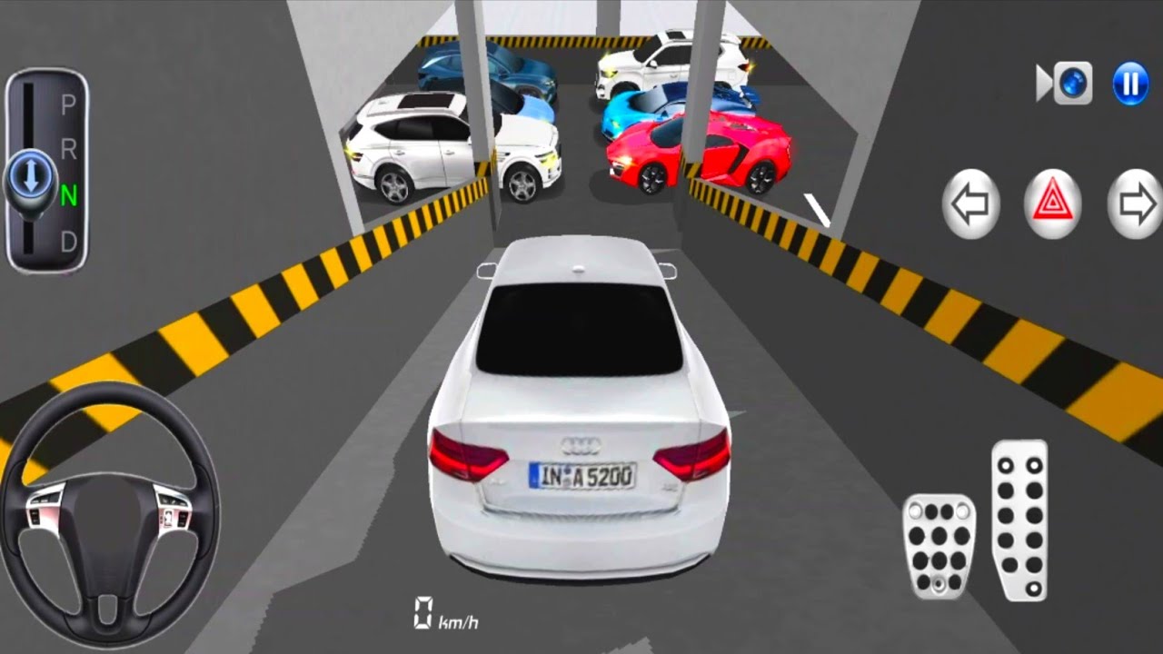 🚘New Audi car Stuck in Parking Garage🚗 - 3D Driving Class Game - Сar Game - Android Gameplays