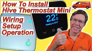 How to Install the Hive Thermostat Mini, Explained in Detail Wiring, Pairing, Factory Reset.