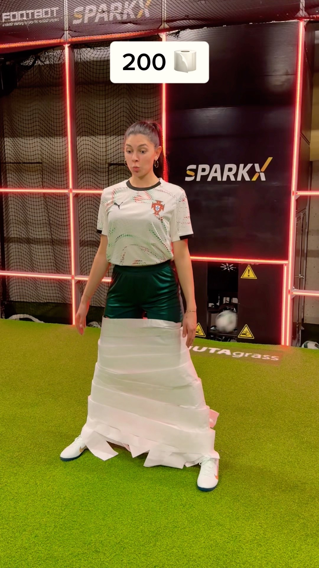 How Much Toilet Paper To Stop A Ball? ?⚽️