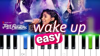 Julie and the Phantoms - Wake Up | 100% EASY PIANO TUTORIAL