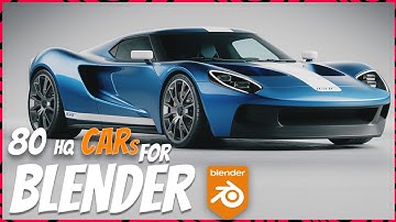 80+ high-quality Cars for BLENDER