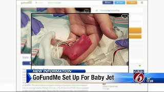 GoFundMe set up for baby jet