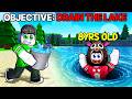 2 Idiots CANT LEAVE Until We DRAIN a LAKE In Roblox!