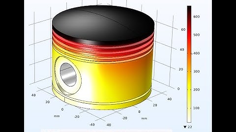 Heat Transfer on Piston in Comsol Multiphysics
