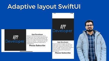 SwiftUI Adaptive Layout || SwiftUI interview Questions
