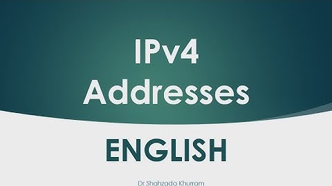 IPv4 Addresses, Binary Conversion, IP Class A,B,C,D,E - English