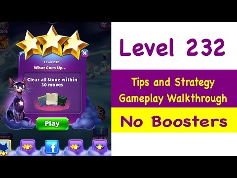 Bejeweled Stars - Level 232 - Tips and Strategy Gameplay Walkthrough No Boosters