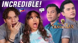 These Two Filipino Men are INSANE SINGERS! Latinos react to Tawag Ng Taghalan Duet Winners