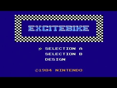 Excitebike (Nintendo, 1985) - NES Gameplay