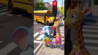 Traffic Safety Rules! Run, Stop &amp; Go Song for Kids 🛑 #NurseryRhymes #Toddler