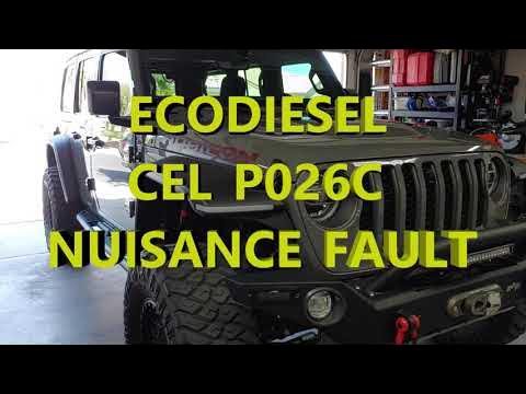 Jeep JLU Ecodiesel CEL P026C Info - YouTube