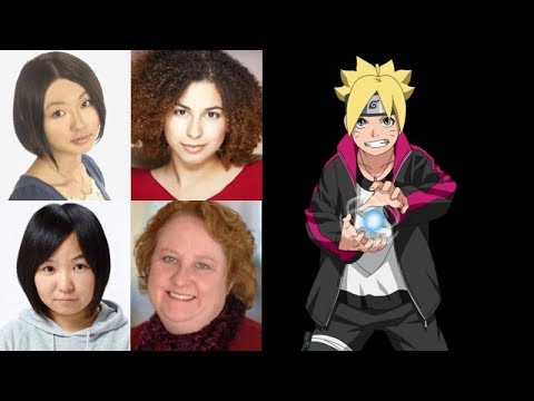 Anime Voice Comparison Boruto Uzumaki Naruto