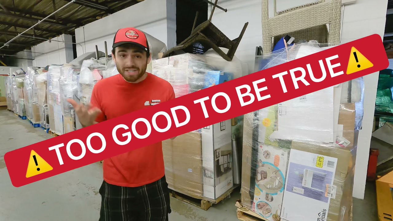 NEVER ORDER MYSTERY BOXES OR RETURN PALLETS ONLINE! 📦 🚫